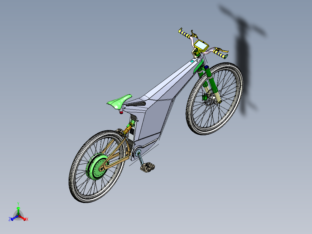 电动<span style='color: red'>自行车</span>VD_BIKE--igs