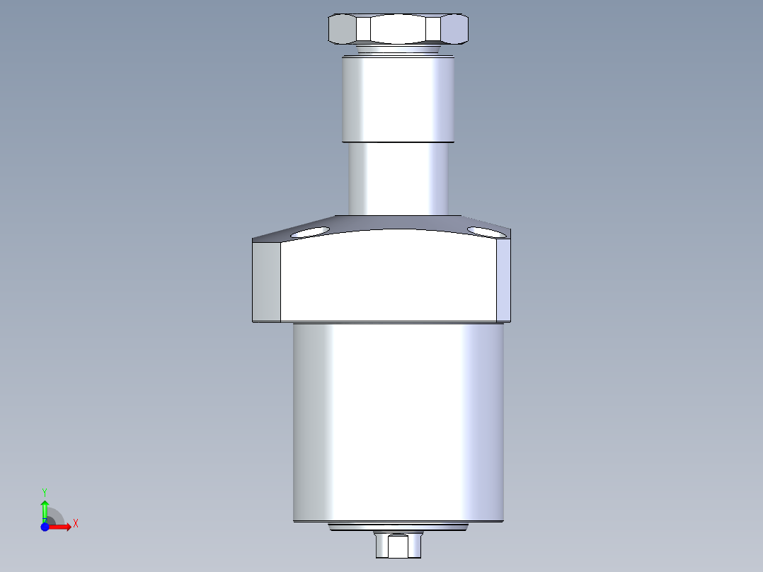 KOSMEKLHA0750-SLD多系列多零件图纸模型前视图