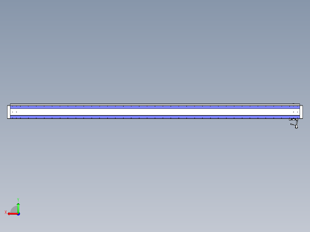 威洛博VL系列直线电机模组-VL17E1-S3500后视图