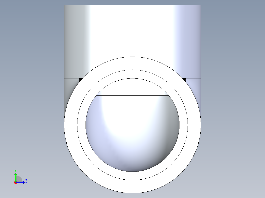 聚氯乙烯配件06-Sch80_90Elbow_SxFPT_807-015 _1.5in左视图