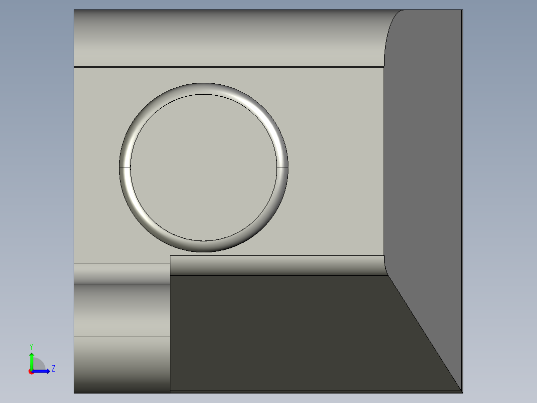 基恩士SJ-M020(M020G)_kc图纸模型左视图