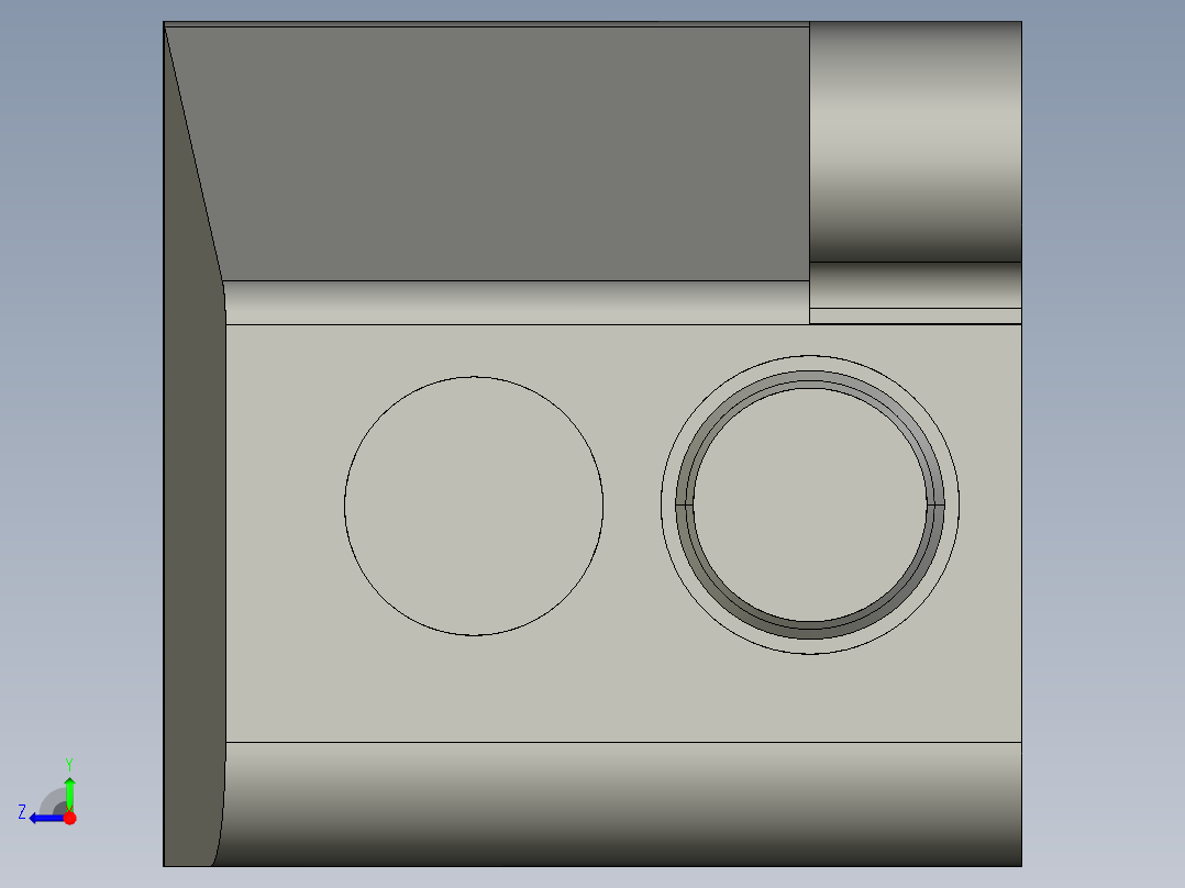 基恩士SJ-M020(M020G)_kc图纸模型右视图