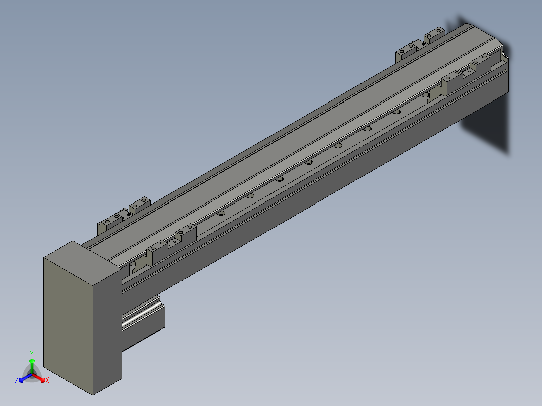 直线模组LHA6-S400-D-100W(16丝杆)设计图纸