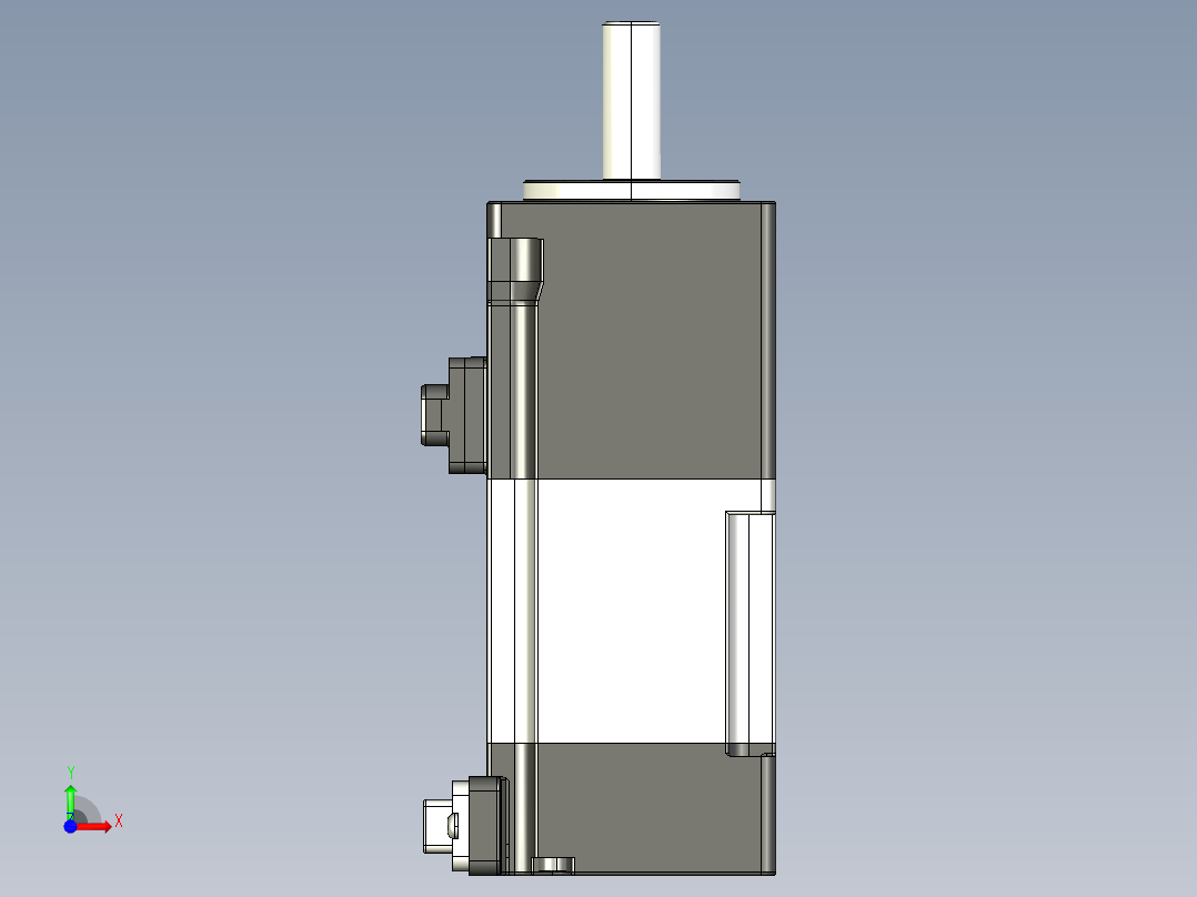 电机MS6H-40CN30BZ3-20A5-S.STEP前视图