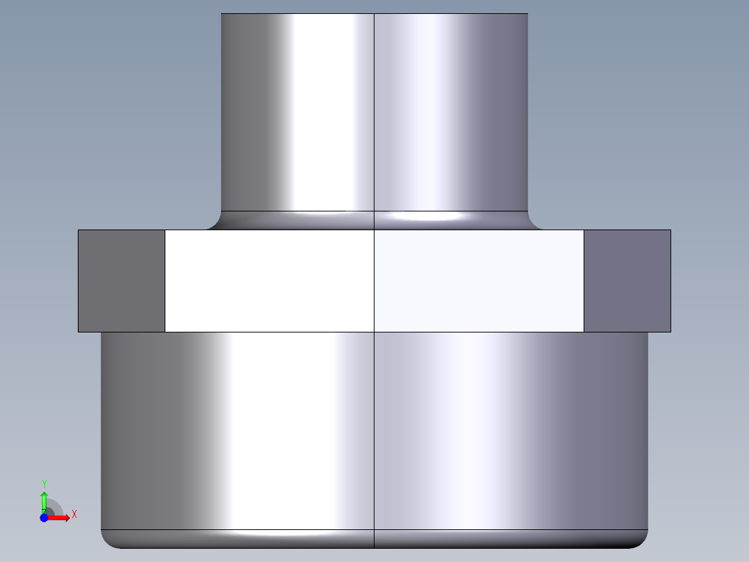 23IFFV 减速机：BSP螺纹母端（R1），BSP的阳螺纹端（R减小）前视图