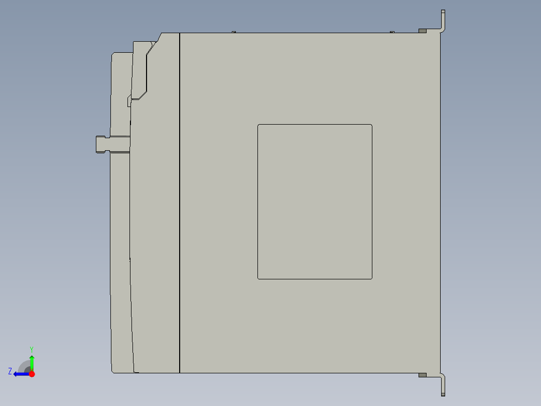 MFDKTA390E伺服控制器右视图