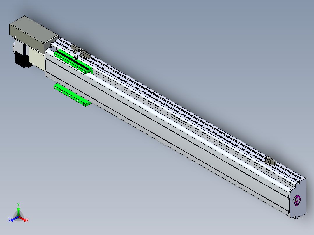 同步带滑台-半封闭B13H-L45-S800-R-P40-D3
