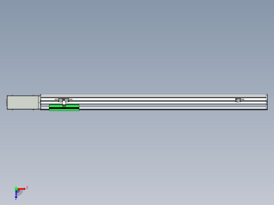 同步带滑台-半封闭B13H-L45-S800-R-P40-D3俯视图