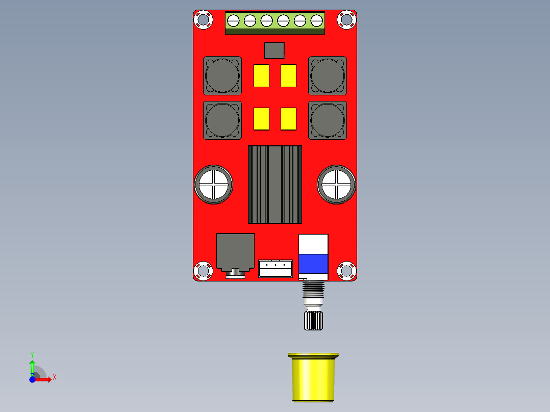 功率放大器5前视图