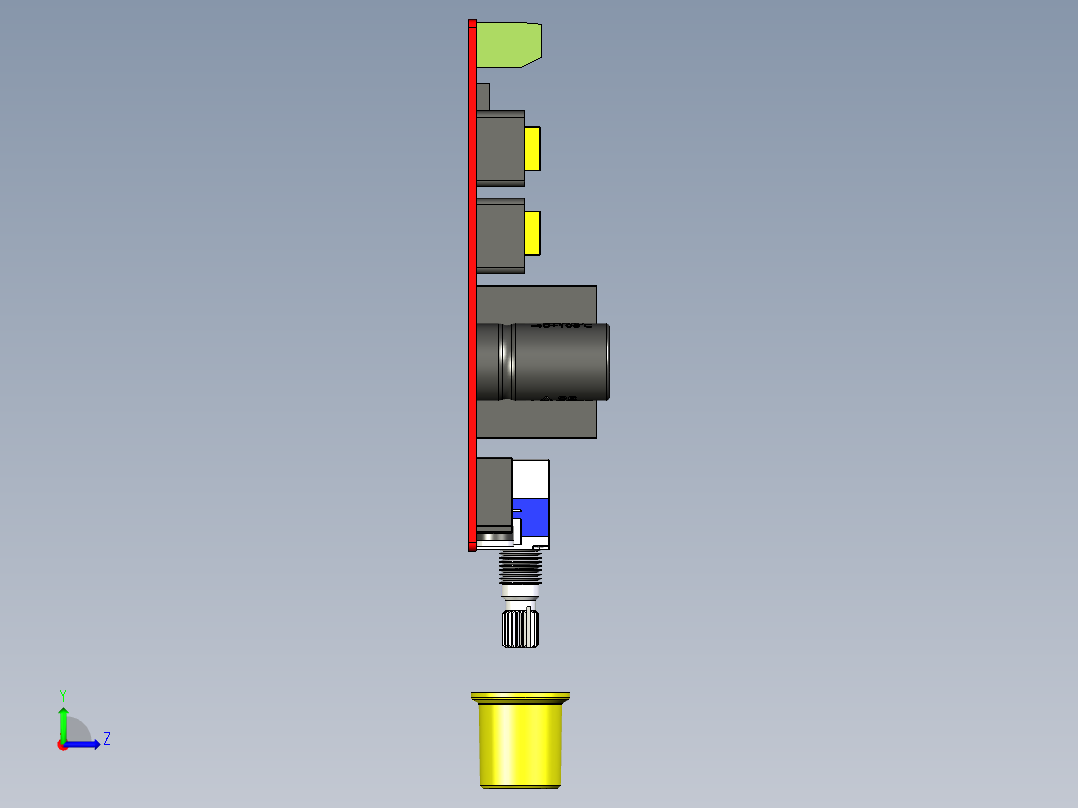 功率放大器5左视图