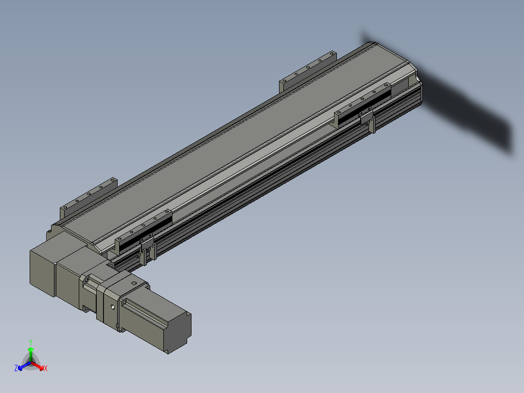 直线模组LHB17-L40-S600-L(B)设计图纸