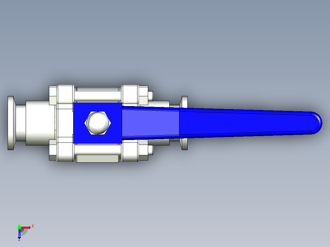 阀门模型-DN16____-KF(____)俯视图