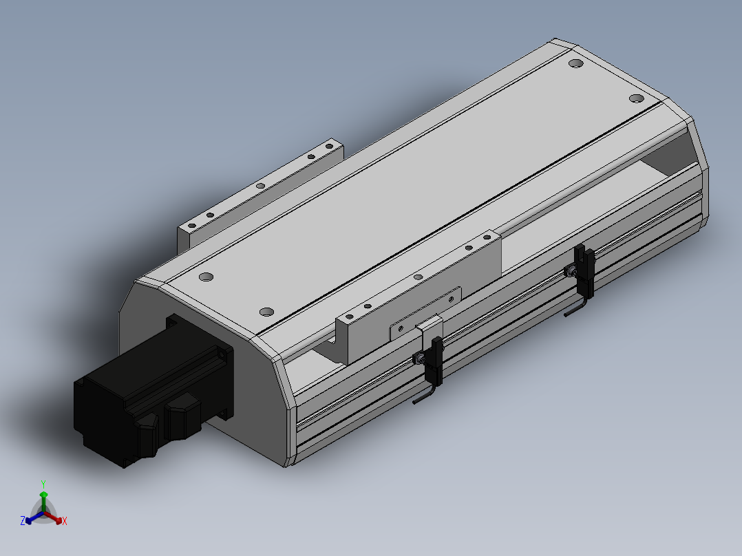 精密模组MY170-T10-150L-BC-P40B-C4-C正等轴测图