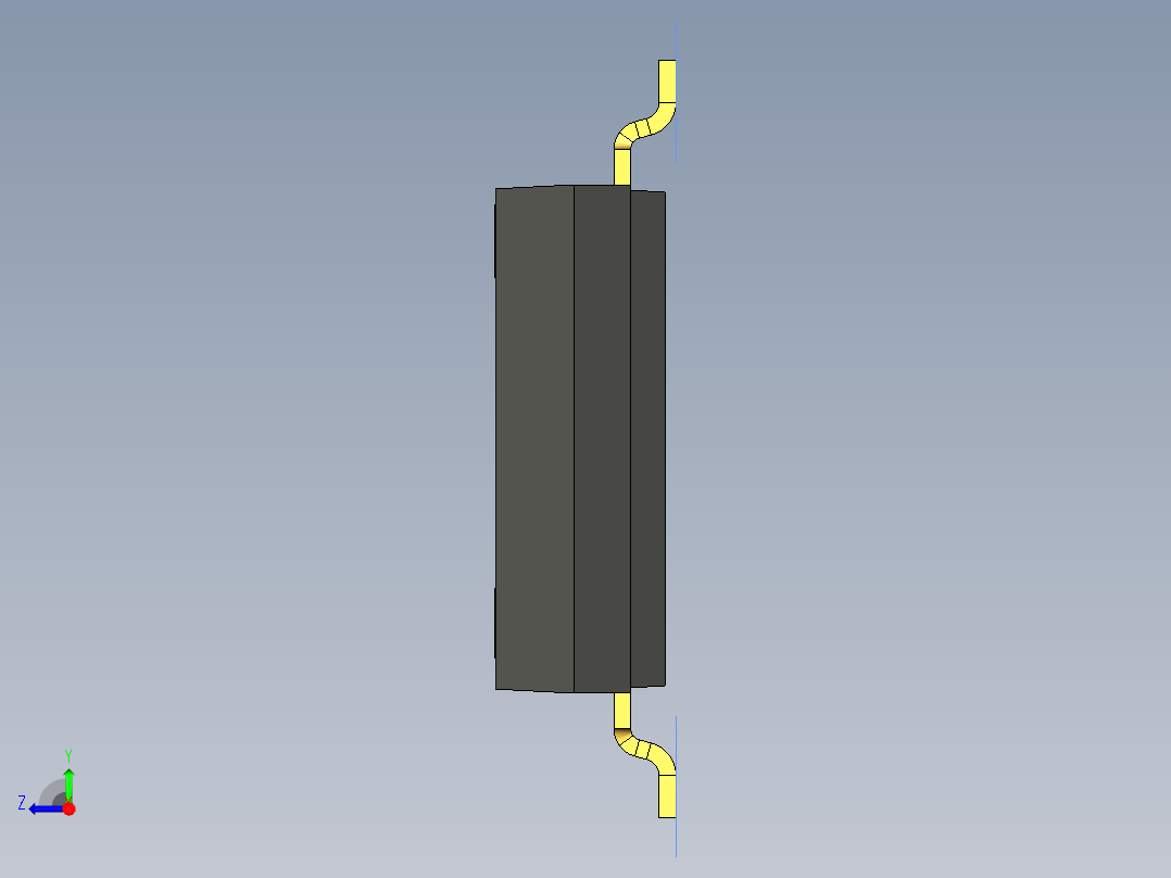 开关继电器保护 SM-DIP-DHN-02F右视图