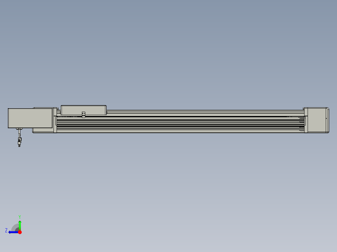 威洛博直线电机模组EB16-L208-S900-BL-ZP75-MS3-5K右视图