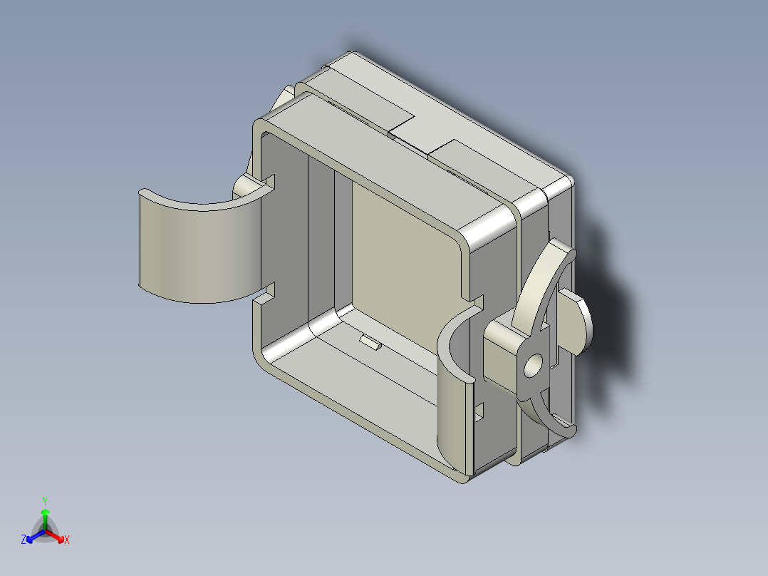 压力传感器EB-P02正等轴测图