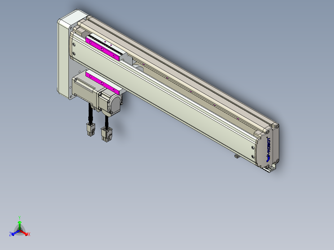 威洛博QF8-Lxx-C-S300-BL-ZP10-C3正等轴测图