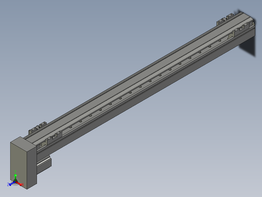 直线模组LHA6-S750-D-100W(16丝杆)设计图纸
