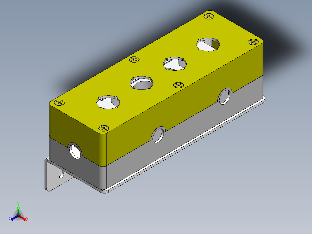 四孔按钮盒组件（天逸）