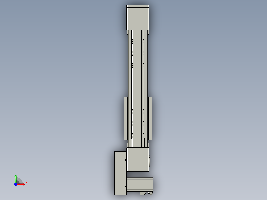 欧规系列-GB8-L96-S250-BL-P40-MS3前视图