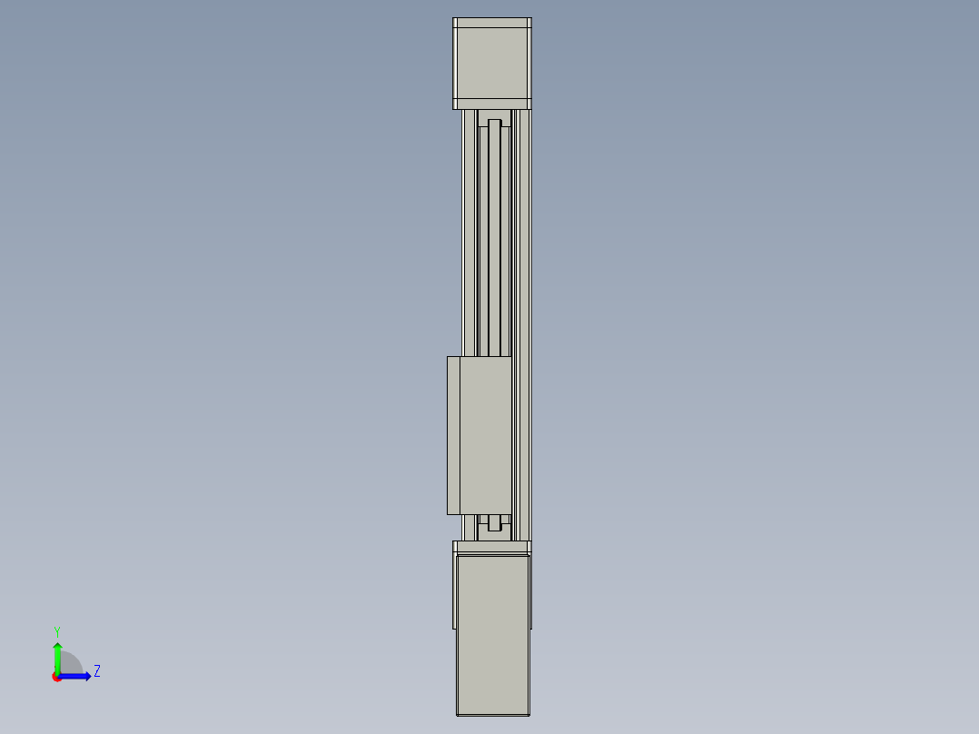 欧规系列-GB8-L96-S250-BL-P40-MS3左视图
