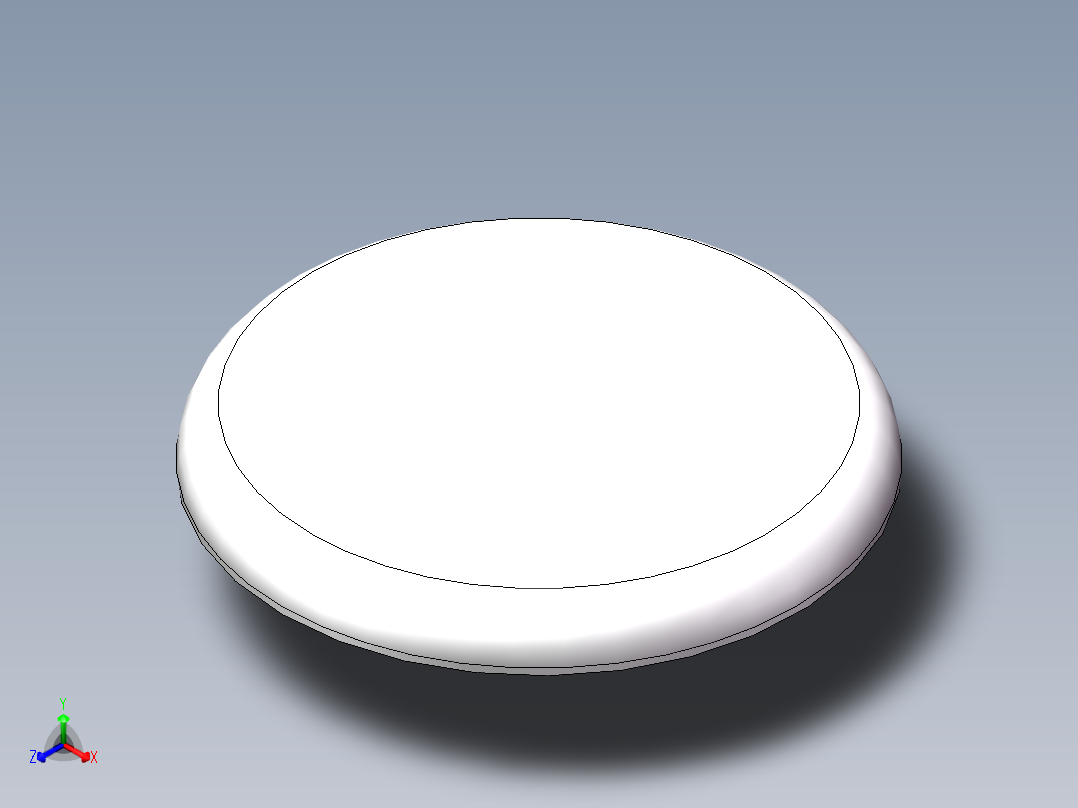 THA碟形封头DN1900正等轴测图