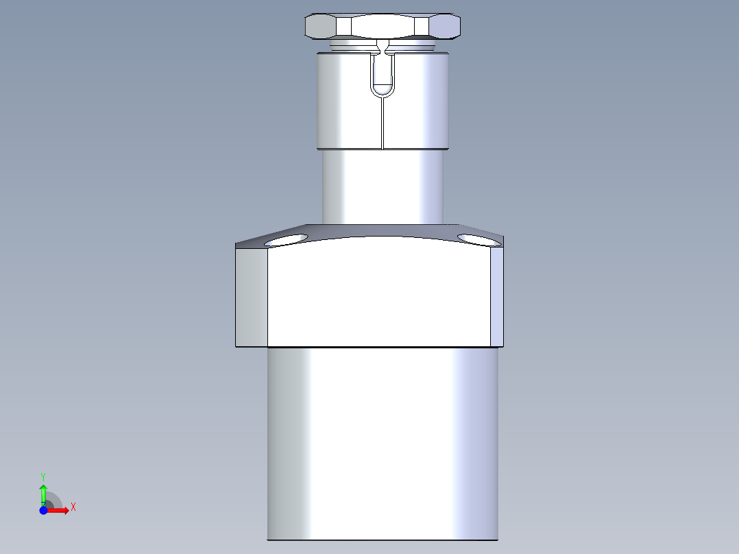 KOSMEKLHA1050-SR多系列多零件图纸模型前视图