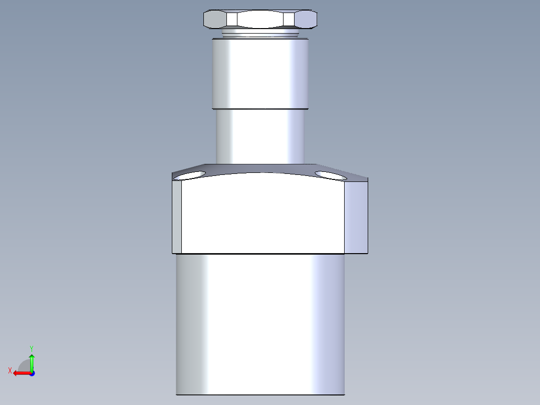 KOSMEKLHA1050-SR多系列多零件图纸模型后视图