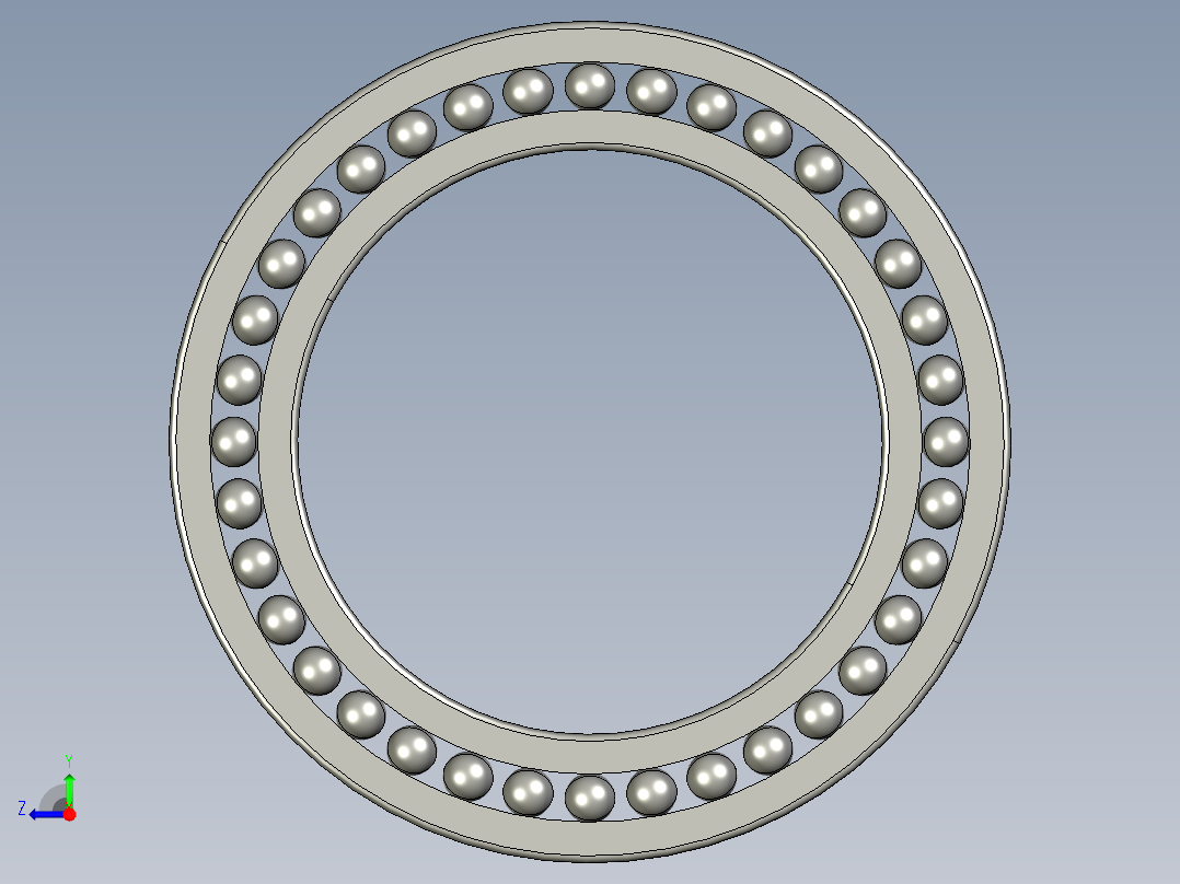 深沟球轴承60-500右视图