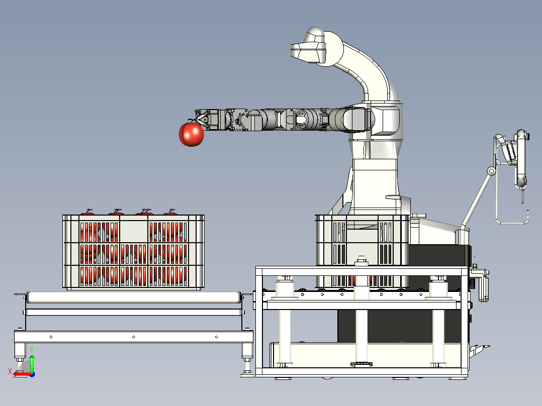 机器人筛选水果设备1538421==199后视图
