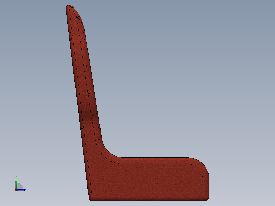 汽车座椅 (34)左视图
