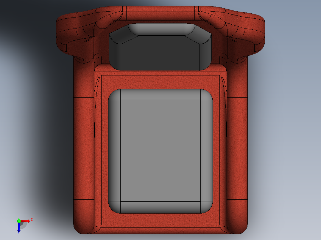 汽车座椅 (34)俯视图