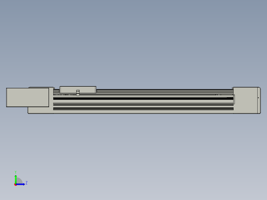 威洛博直线电机模组EB10-L224-S650-BL-ZP75-MS3-5K左视图