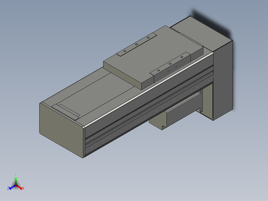 直线模组WG-LHC12-S100-D设计图纸