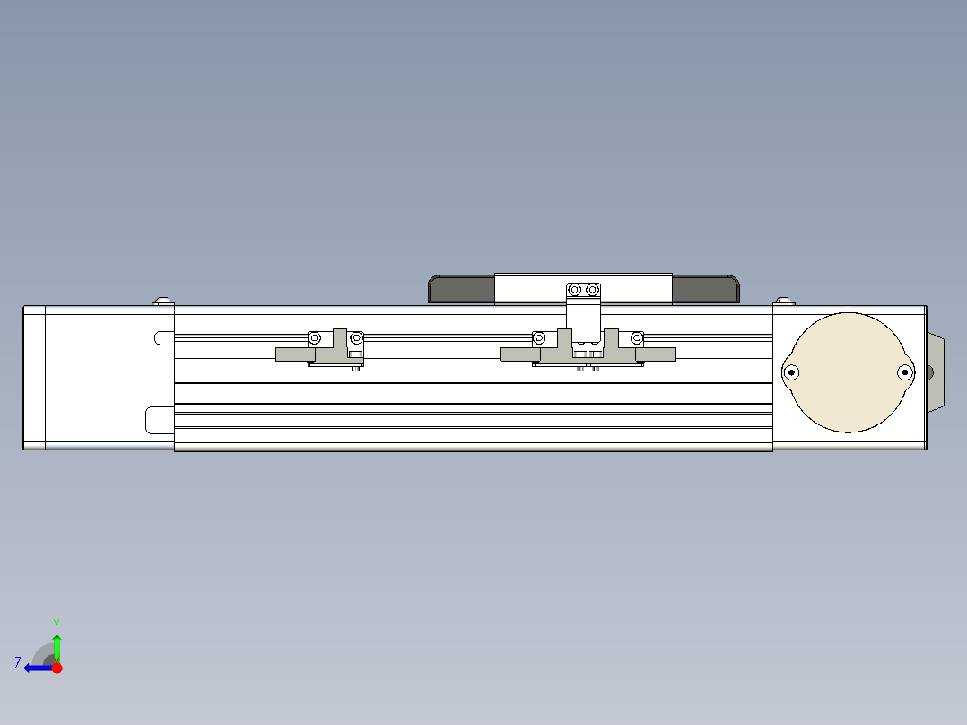 同步带滑台-欧规BC6-L120-S100-L-P40-D3右视图