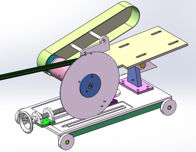 手动砂轮裁断机（sw18可编辑+工程图）
