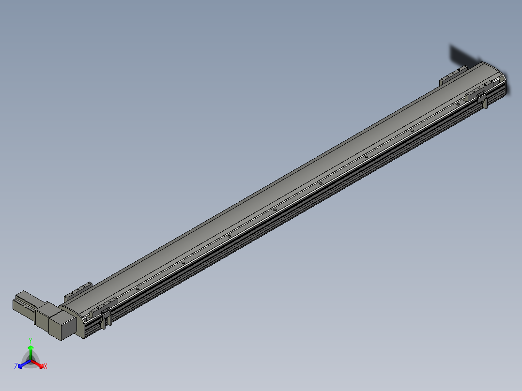 直线模组WG-LHB12-S1600-R(B)设计图纸