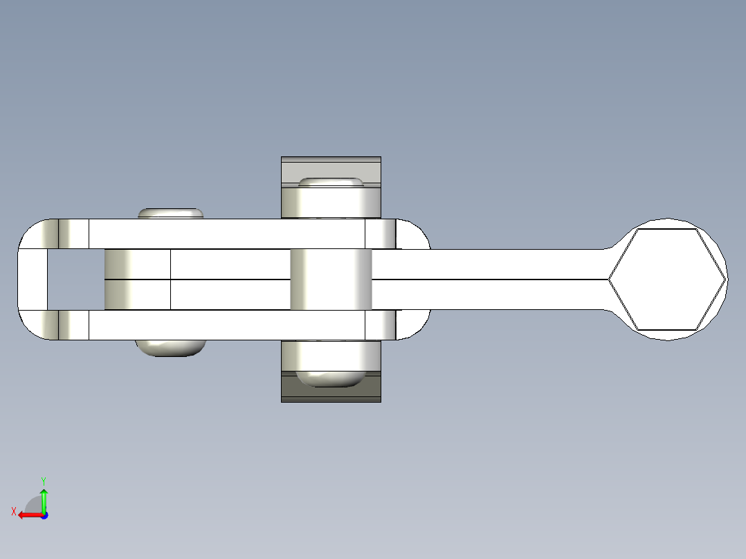 垂直式夾鉗SSP(H)-3D多系列多零件图纸模型后视图