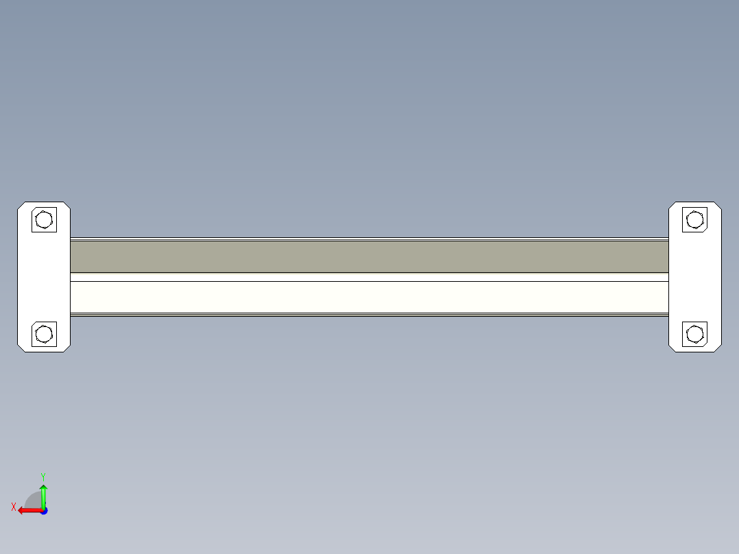DTII(A)型带式输送机35°槽型托辊 50C314后视图
