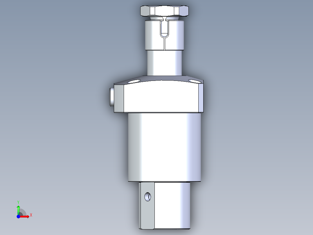 KOSMEKLHA0750-CRN多系列多零件图纸模型前视图