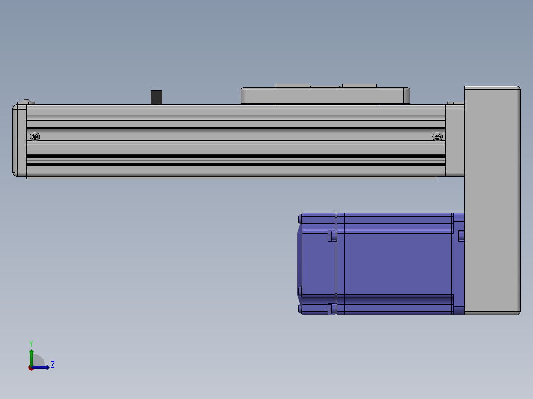 精密模组MY60-T10-100L-BM-P20B-C4-C左视图
