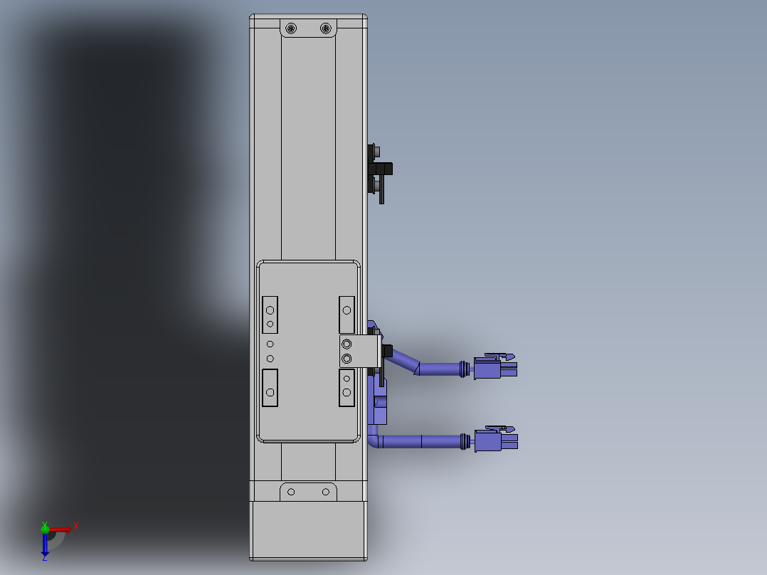 精密模组MY60-T10-100L-BM-P20B-C4-C俯视图