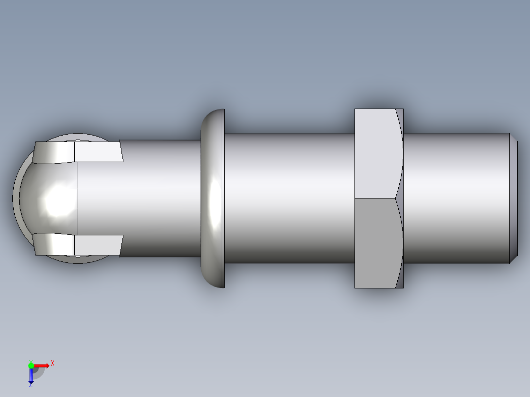 卡套式工业通用硬管接头EO_Bulkhead_elbow_WSV08SOMD71俯视图