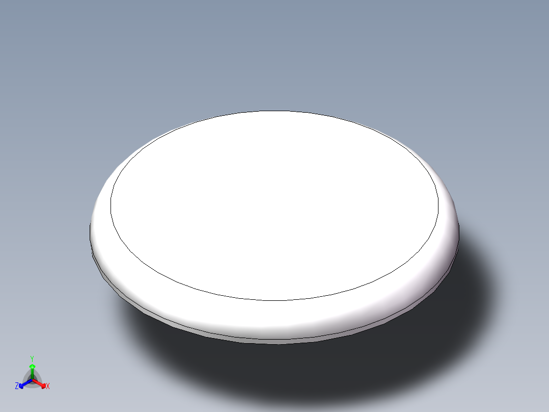 THB碟形封头DN1500正等轴测图