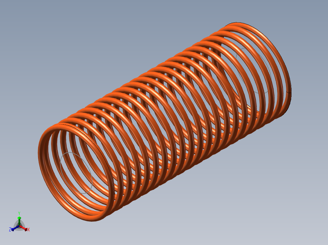 S48 弹簧正等轴测图