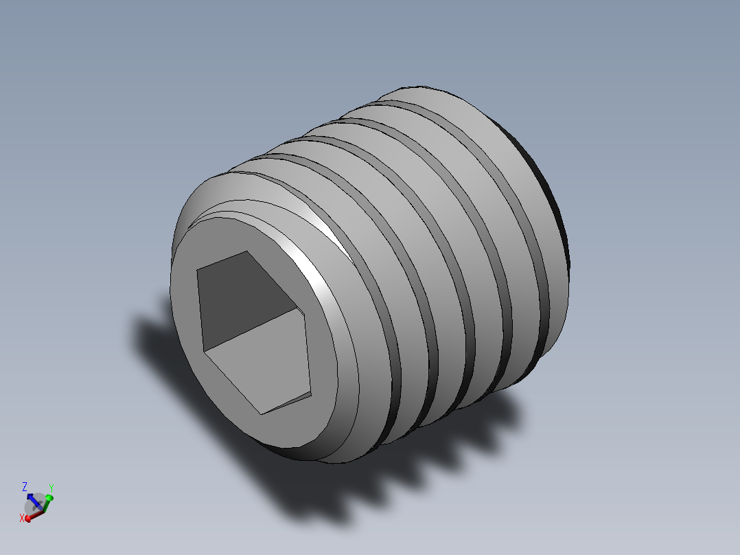 DIN 913-ISO 4026 固定螺钉-M5 L=5.SLDPRT