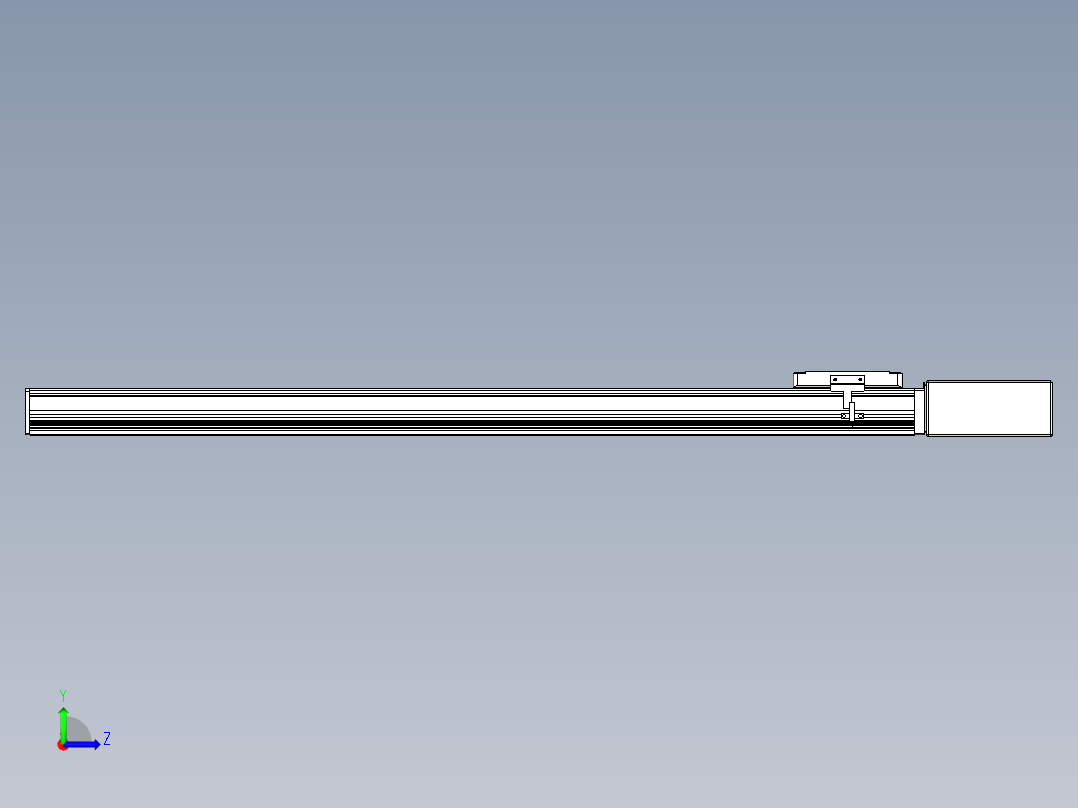 同步带全封闭直线模组TPA-HCB-105D-90-L850-ML-C-P20-N3左视图