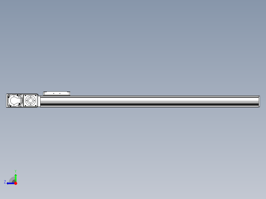 同步带全封闭直线模组TPA-HCB-105D-90-L850-ML-C-P20-N3右视图