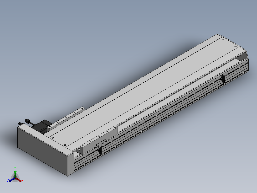 精密模组MY220-T10-800L-BR-P75B-C4-C正等轴测图