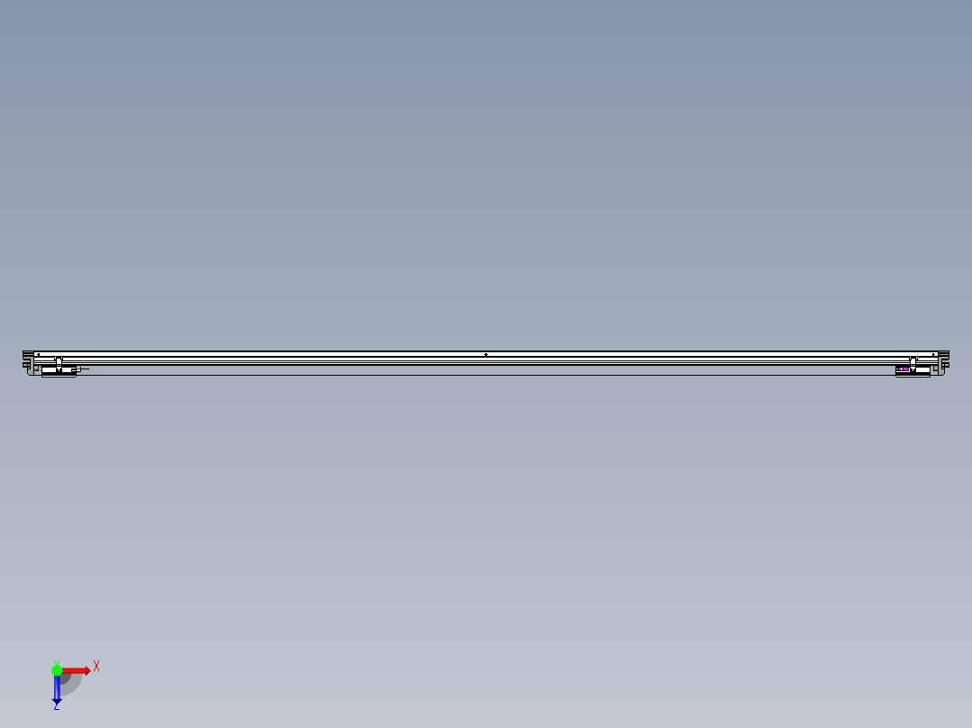 威洛博VL系列3d模型模组2VL14S1Y-S2600俯视图